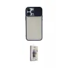 ieg™ iPhone 13 Pro Max Kılıf Vadi Çizgi - Siyah Bilvis 3D Cam Ekran Koruyucu