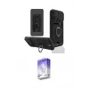 ieg™ iPhone 13 Pro Max Kılıf Vadi Form Prime - Siyah Bilvis 5in1 3D Magic Cam Ekran Koruyucu