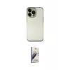 ieg™ iPhone 13 Pro Max Kılıf Vadi Minimal - Siyah Bilvis 3D Mat Cam Ekran Koruyucu
