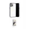 ieg™ iPhone 13 Pro Max Kılıf Vadi Minimal - Siyah Bilvis 3D Mat Cam Ekran Koruyucu