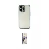ieg™ iPhone 13 Pro Max Kılıf Vadi Minimal - Siyah Bilvis 3D Mat Cam Ekran Koruyucu