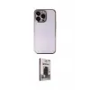 ieg™ iPhone 13 Pro Max Kılıf Vadi Minimal - Siyah Bilvis Hayalet Cam Ekran Koruyucu