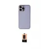 ieg™ iPhone 13 Pro Max Kılıf Yadigar Klasik - Şeffaf Maxco Cam Ekran Koruyucu