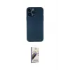 ieg™ iPhone 13 Pro Max Kılıf Yadigar Yansıma Serisi - Siyah Bilvis 3D Mat Cam Ekran Koruyucu