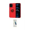 ieg™ iPhone 13 Pro Max Kılıf Yankı Form Prime - Şeffaf Pasifik Cam Ekran Koruyucu