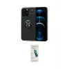 ieg™ iPhone 13 Pro Max Kılıf Yankı Form Prime - Şeffaf Pasifik Cam Ekran Koruyucu