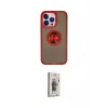 ieg™ iPhone 13 Pro Max Kılıf Yörünge Çizgi - Siyah Bilvis 3D Cam Ekran Koruyucu