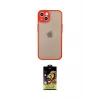 ieg™ iPhone 14 Kılıf Ahenk Çizgi Serisi - Siyah Buffer Cam Ekran Koruyucu