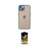 ieg™ iPhone 14 Kılıf Ahenk Çizgi Serisi - Siyah Buffer Cam Ekran Koruyucu