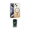 ieg™ iPhone 14 Kılıf Ahenk Doku Özel Seri - Şeffaf 360 Full Body Arka Koruyucu
