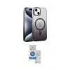 ieg™ iPhone 14 Kılıf Ahenk Doku Özel Seri - Şeffaf Royal Nano Ekran Koruyucu