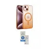 ieg™ iPhone 14 Kılıf Ahenk Doku Özel Seri - Şeffaf Royal Nano Ekran Koruyucu