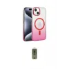 ieg™ iPhone 14 Kılıf Ahenk Doku Özel Seri - Siyah Joko Magic 5D Hayalet Cam