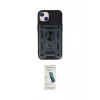 ieg™ iPhone 14 Kılıf Ahenk Klasik - Şeffaf Pasifik Cam Ekran Koruyucu