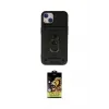 ieg™ iPhone 14 Kılıf Ahenk Klasik - Siyah Buffer Cam Ekran Koruyucu