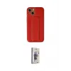 ieg™ iPhone 14 Kılıf Akış Doku - Siyah Bilvis 3D Cam Ekran Koruyucu