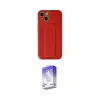 ieg™ iPhone 14 Kılıf Akış Doku - Siyah Bilvis 5in1 3D Magic Cam Ekran Koruyucu