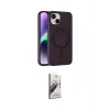 ieg™ iPhone 14 Kılıf Çekirdek Modern Prime - Siyah Bilvis 3D Mat Cam Ekran Koruyucu