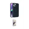 ieg™ iPhone 14 Kılıf Çekirdek Modern Prime - Siyah Bilvis 3D Mat Cam Ekran Koruyucu