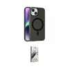 ieg™ iPhone 14 Kılıf Çekirdek Modern Prime - Siyah Bilvis 3D Mat Cam Ekran Koruyucu