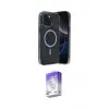 ieg™ iPhone 14 Kılıf Eksen Çizgi - Siyah Bilvis 5in1 3D Magic Cam Ekran Koruyucu