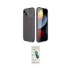 ieg™ iPhone 14 Kılıf Eksen Form Prime - Şeffaf Pasifik Cam Ekran Koruyucu