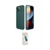 ieg™ iPhone 14 Kılıf Eksen Form Prime - Şeffaf Pasifik Cam Ekran Koruyucu