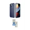 ieg™ iPhone 14 Kılıf Eksen Form Prime - Şeffaf Royal Nano Ekran Koruyucu