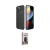 ieg™ iPhone 14 Kılıf Eksen Form Prime - Siyah Bilvis Hayalet Cam Ekran Koruyucu