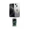 ieg™ iPhone 14 Kılıf Eksen Minimal Özel Seri - Şeffaf 360 Full Body Arka Koruyucu