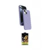 ieg™ iPhone 14 Kılıf İz Işık Koleksiyonu - Siyah Buffer Cam Ekran Koruyucu
