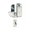 ieg™ iPhone 14 Kılıf İz Modern Prime - Şeffaf Pasifik Cam Ekran Koruyucu