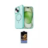 ieg™ iPhone 14 Kılıf Kıvılcım Form Prime - Siyah Buffer Hayalet Cam Ekran Koruyucu