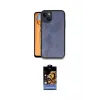ieg™ iPhone 14 Kılıf Kıvılcım Işık Serisi - Siyah Buffer Hayalet Cam Ekran Koruyucu