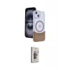 ieg™ iPhone 14 Kılıf Kozmos Form Özel Seri - Siyah Bilvis 3D Cam Ekran Koruyucu