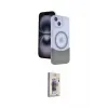 ieg™ iPhone 14 Kılıf Kozmos Form Özel Seri - Siyah Bilvis 3D Cam Ekran Koruyucu