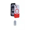 ieg™ iPhone 14 Kılıf Kozmos Form Özel Seri - Siyah Joko Magic 5D Cam