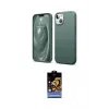 ieg™ iPhone 14 Kılıf Kozmos Yansıma Özel Seri - Siyah Buffer Hayalet Cam Ekran Koruyucu