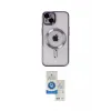 ieg™ iPhone 14 Kılıf Nova Işık Özel Seri - Şeffaf Royal Nano Ekran Koruyucu