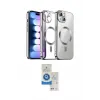 ieg™ iPhone 14 Kılıf Nova Işık Özel Seri - Şeffaf Royal Nano Ekran Koruyucu