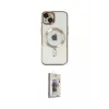 ieg™ iPhone 14 Kılıf Nova Işık Özel Seri - Siyah Bilvis 3D Cam Ekran Koruyucu