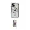 ieg™ iPhone 14 Kılıf Nova Işık Özel Seri - Siyah Bilvis 3D Cam Ekran Koruyucu