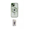 ieg™ iPhone 14 Kılıf Nova Işık Özel Seri - Siyah Bilvis 3D Cam Ekran Koruyucu
