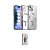 ieg™ iPhone 14 Kılıf Nova Işık Özel Seri - Siyah Bilvis 3D Cam Ekran Koruyucu