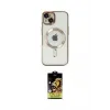 ieg™ iPhone 14 Kılıf Nova Işık Özel Seri - Siyah Buffer Cam Ekran Koruyucu