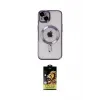 ieg™ iPhone 14 Kılıf Nova Işık Özel Seri - Siyah Buffer Cam Ekran Koruyucu