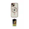 ieg™ iPhone 14 Kılıf Nova Işık Özel Seri - Siyah Buffer Cam Ekran Koruyucu