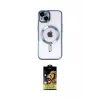 ieg™ iPhone 14 Kılıf Nova Işık Özel Seri - Siyah Buffer Cam Ekran Koruyucu