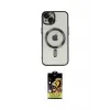 ieg™ iPhone 14 Kılıf Nova Işık Özel Seri - Siyah Buffer Cam Ekran Koruyucu