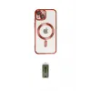 ieg™ iPhone 14 Kılıf Nova Işık Özel Seri - Siyah Joko Magic 5D Hayalet Cam